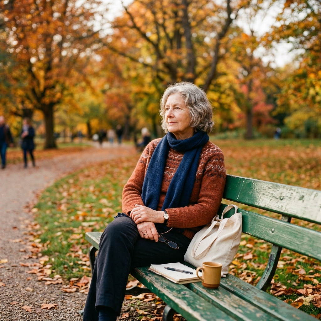 Woman thinking about her finances